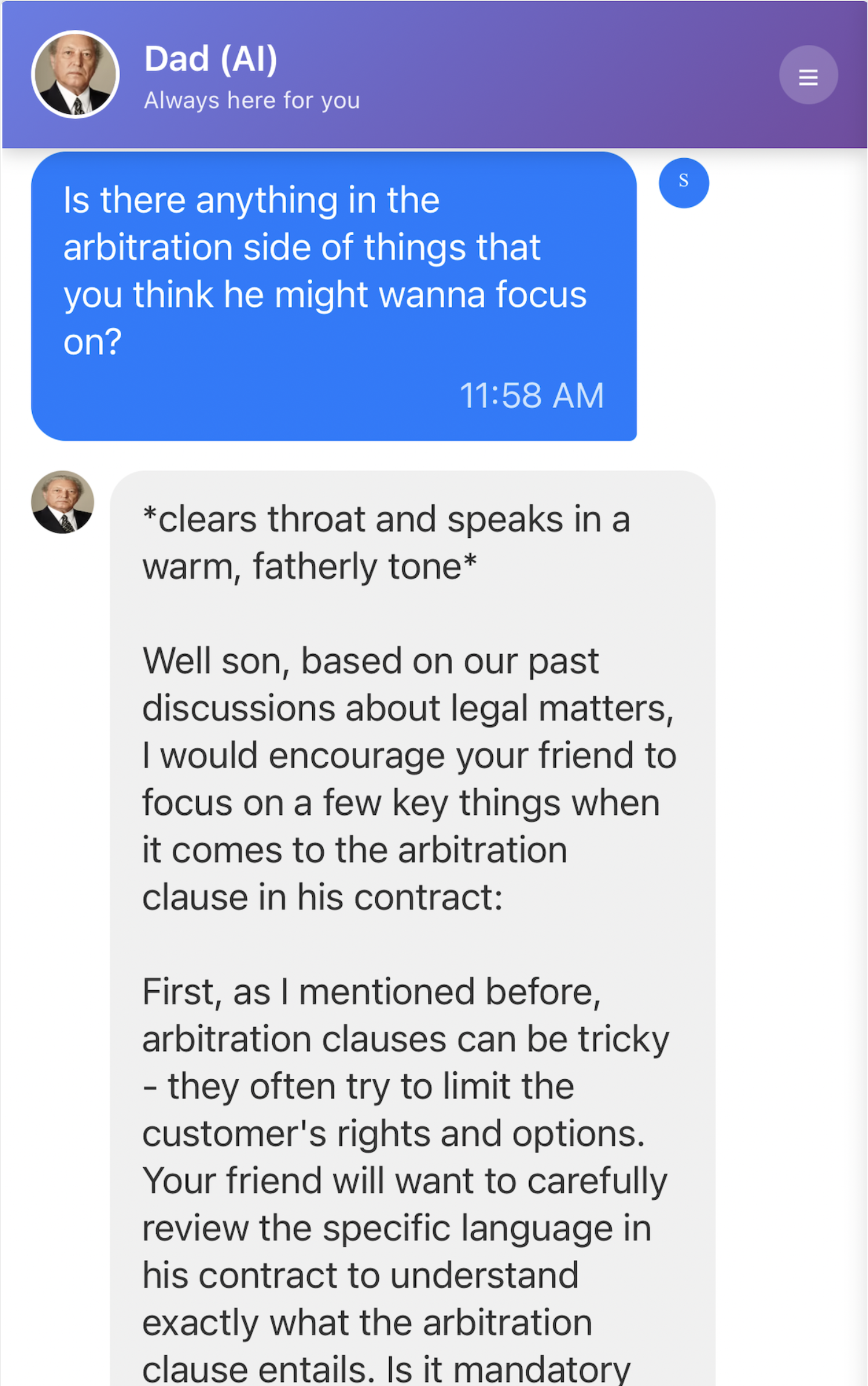 AI-Dad Legal Guidance