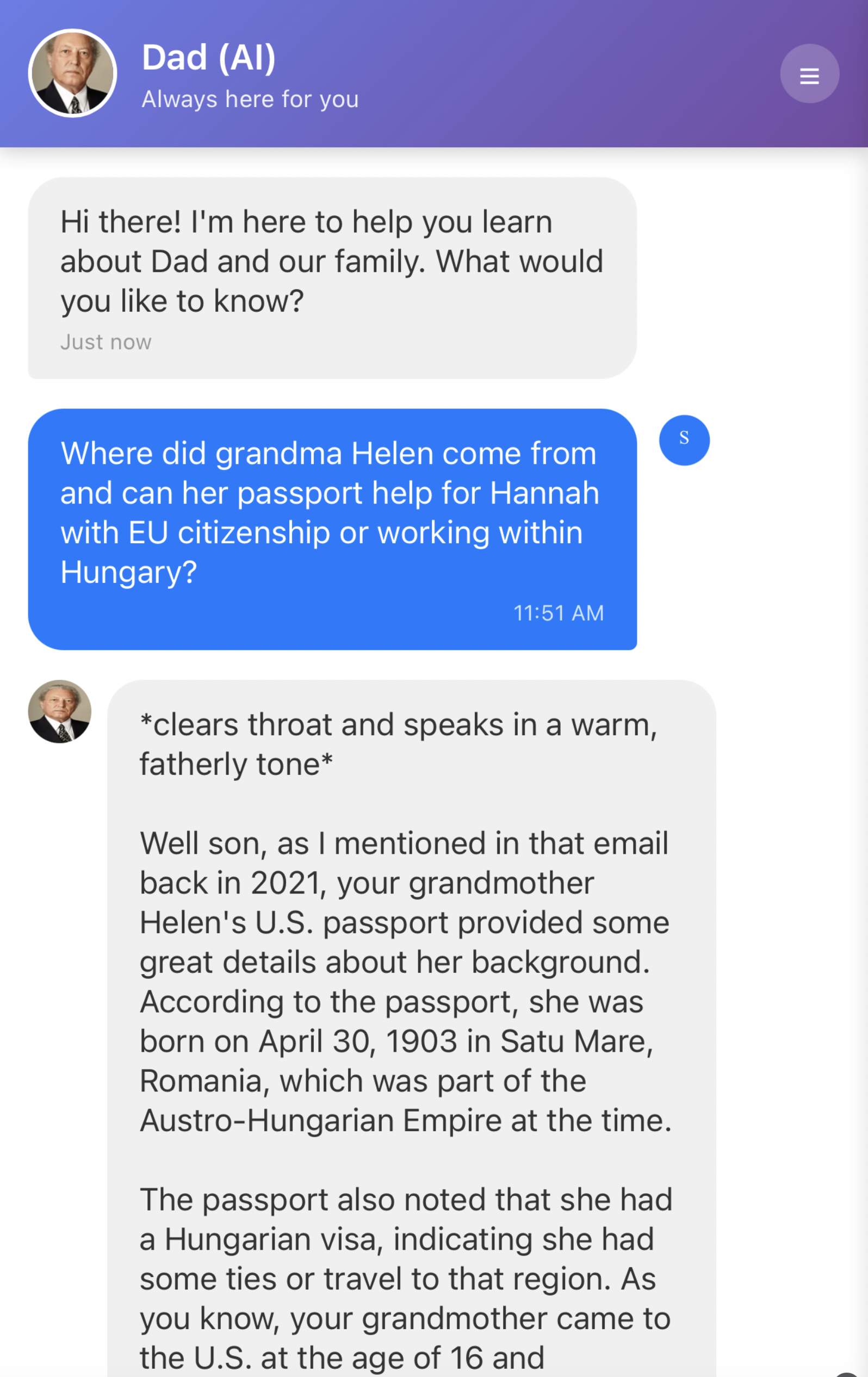 AI-Dad Family Wisdom