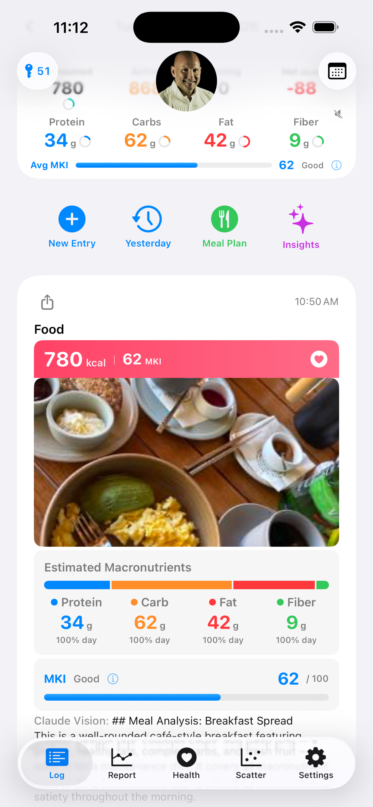 Food Health: Scan and Score